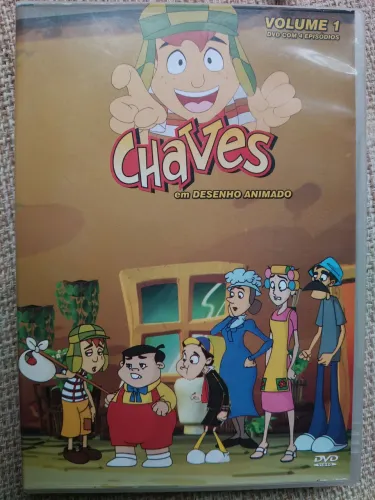 Dvd chaves volume 01 em desenho animado