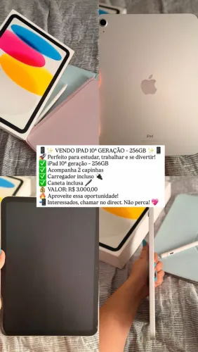 IPAD 10 256gb