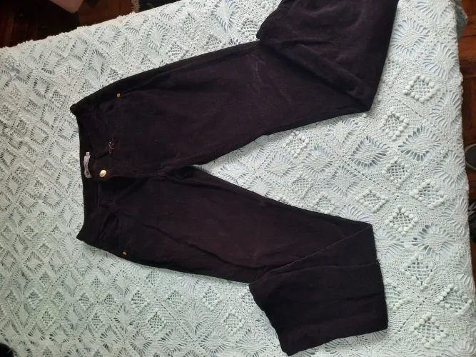 Calça de veludo cotelê