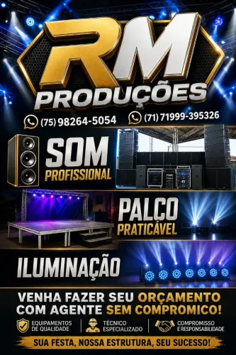 Som e palco e praticavel 