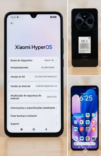 Xiaomi Redmi 14C 256GB - Impecável / Oportunidade Única / Desapego<br>
