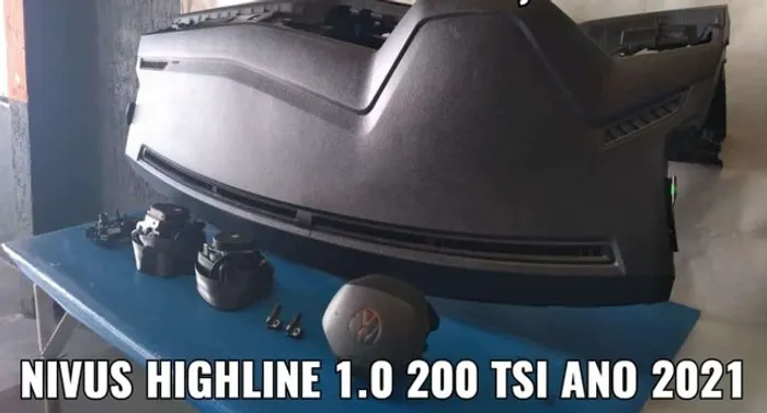 Airbag nivus highline 1.0 200 tsi 2021 completo