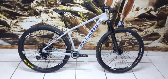 Bicicleta Mtb Absolute Prime Sl Carbono Cinza/azul | Tam. M / Kit Nx 12v