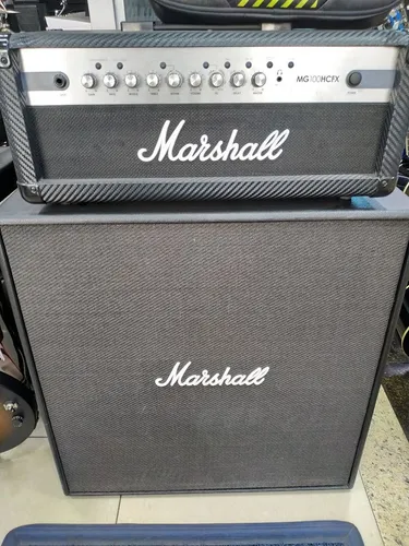 Cetap de guitarra da Marshall Cabeçote e caixa
