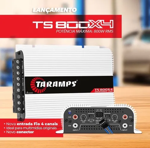 Taramps TS 800 4 Canais Novo 1 ano de garantia 