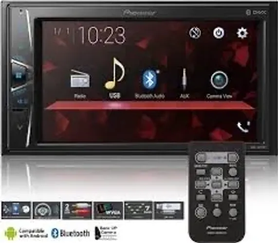 Central Multimidia Pioneer DMH-G228BT 2 Din 6,2 pol Touch BT USB AUX