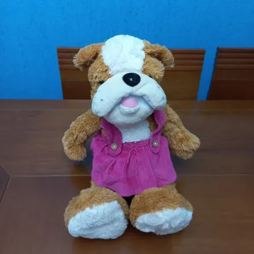 Cachorrinha de pelúcia