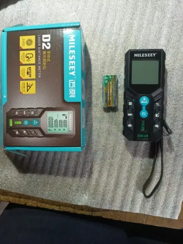 MILESEEY-Telêmetro a laser digital, fita métrica, bolha horizontal dupla, D2 , 40m