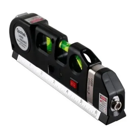 Aparelho de Nível Laser Profissional Trena Level 3 Estágios Nivelador Contrução z135 