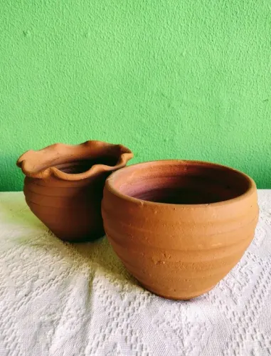 Jarros cerâmica pintados 