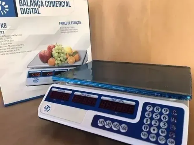 Balança Digital 40kg BI-Volt a Bateria Nova Lacrada