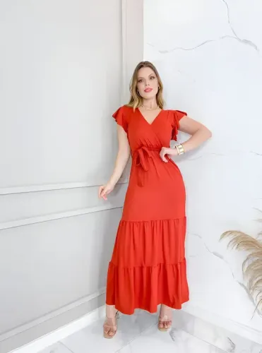 Combo 5 Vestidos Longos Moda Evangélica Atacado Barato Black Friday