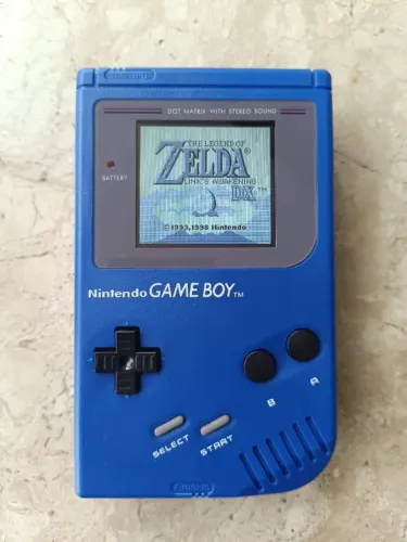 Nintendo Game Boy Classico Azul Tela Ips V3