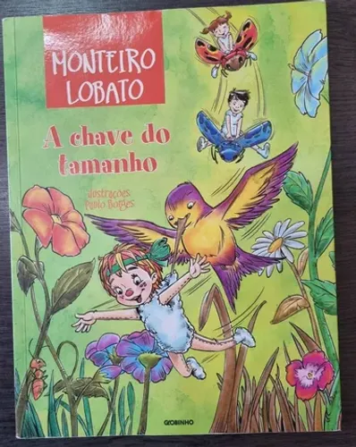 Livro A chave do tamanho - Monteiro Lobato - em otimo estado