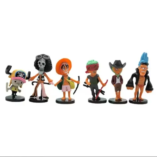 Bonecos One Piece - 6 Peças