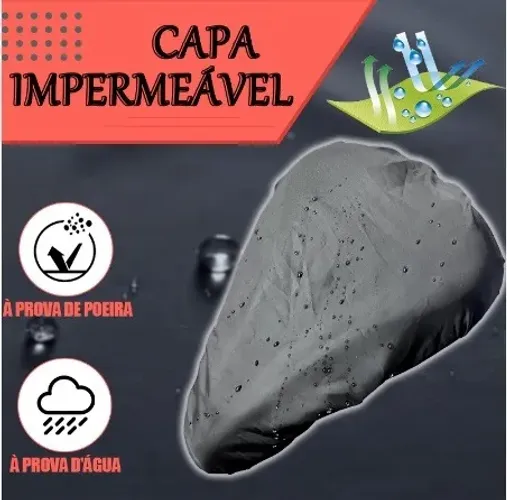  Capa de chuva e refletiva uv para banco bike wpp.43. *
