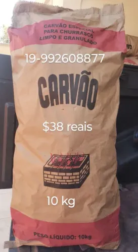 CARVOARIA BRASAFORTE CARVÃO 8 KG $37 NO ATACADO FAZEMOS ENTREGAS