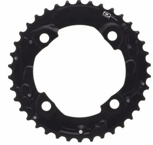 Coroa Dupla Pedivela Mtb Shimano Deore M615 38 dentes AM 2x10 Bcd 104mm 10 Velocidade 3196