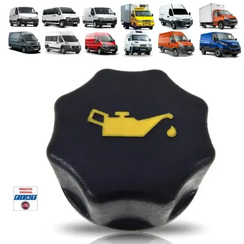 tampa do óleo do motor original fiat ducato 2.3 2010 a 2021 iveco 2.8 8v 2008 a 2021 3.0 1