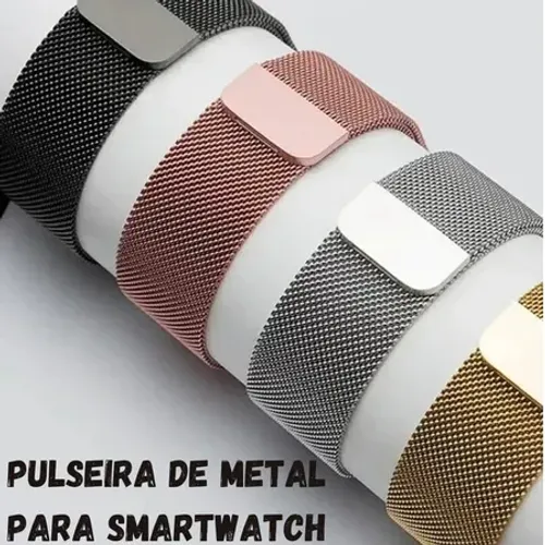 Pulseira Milanesa de Aço para Smartwatch