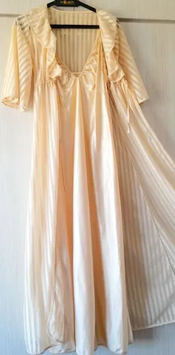Camisola longa com penoir rosé