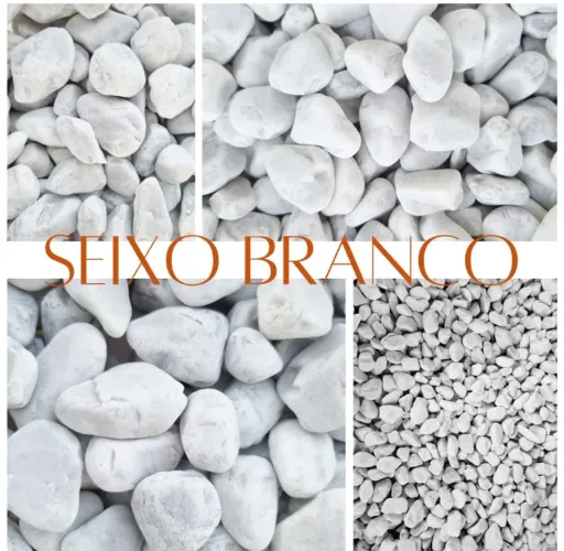 Pedrisco, Saibro , Brita Branca para jardim