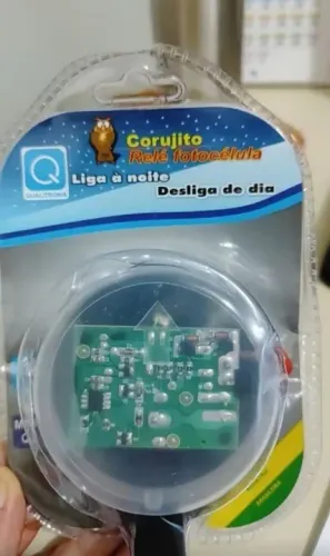 Relé Fotocélula + 3 refletor de Led