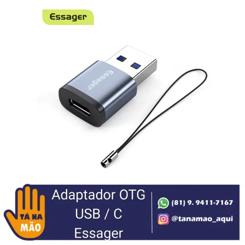 Adaptador OTG USB C Essager