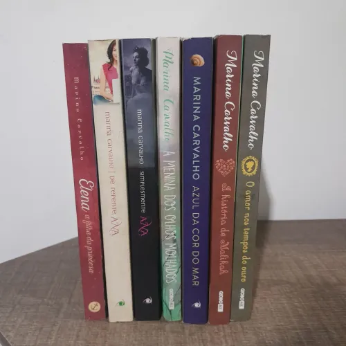 Coleção de livros Marina Carvalho