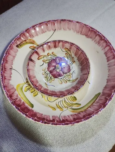 Fruteira de Porcelana Vintage 