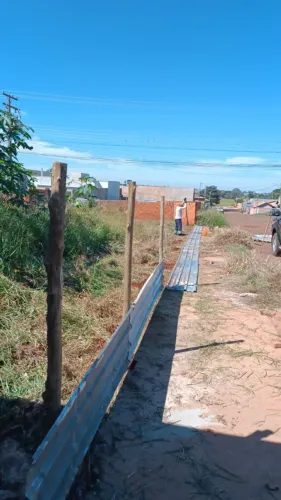 telha de zinco para tapume segunda linha de 3 mts