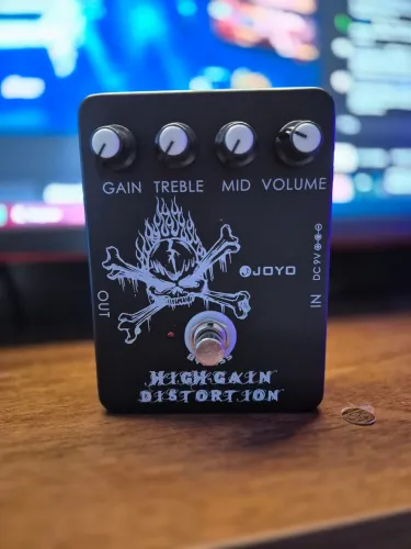 Pedal de Efeito Joyo JF-04 High Gain Distortion<br>