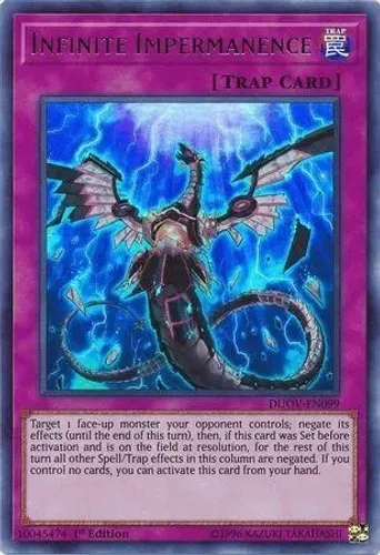 Yugioh!!! Infinite Impermanence DUPO-PT100 Ultra Rare