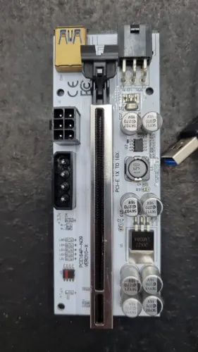 Ver010-x Pci-e Riser Card 6pin, Usb 3.0 Cabo De Slot( tenho 120 unidades)