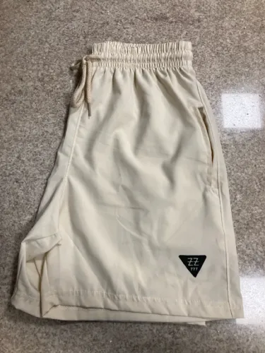 Short Esportivo Bege Masculino