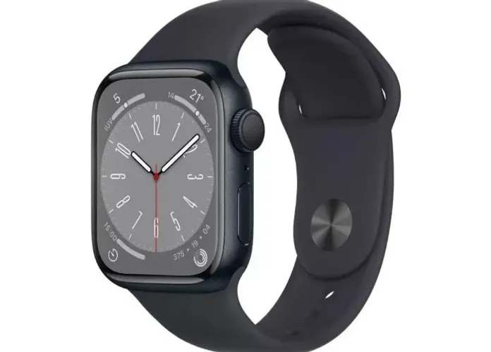 Apple Watch series 8 45mm GPS Pulseira esportiva Band Cor Midnigth Alumínio Lacrado