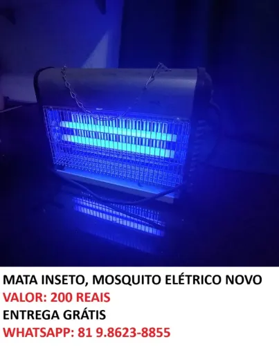 MATA INSETO ELETRICO NOVO