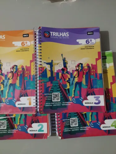 Kit de Livros Didáticos Trilhas sistema de ensino 6º Ano - Ensino Fundamental