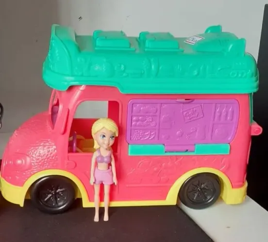 Food truck de boneca Polly Pocket
