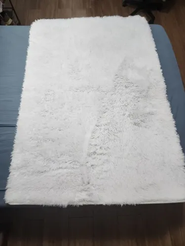 Tapete Peludo Branco