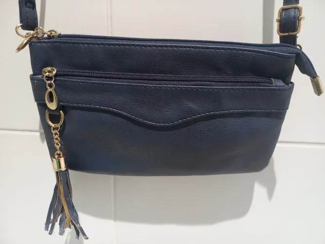 Bolsa de ombro azul