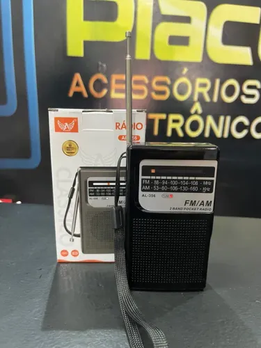 Rádio Portátil FM/AM 2 Bandas - AL-356