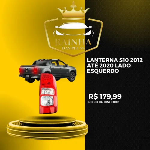 Lanterna S10 2012 até 2020 Lado Esquerdo