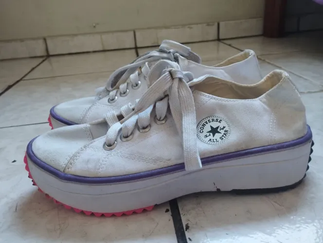 Tênis all star Converse Plataforma Branco