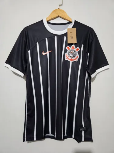 Camisa Camiseta Corinthians II 2 Preta 2023 2024
