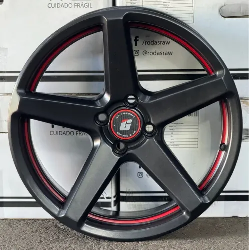 Rodas Aro 17 GT-7 Racing aro 17 tala 7 furacão 4x100