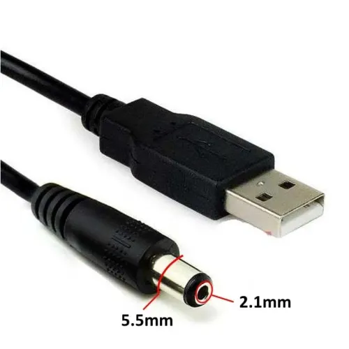 Cabo Usb x P4 CFTV, Fontes Etc 50 Cm