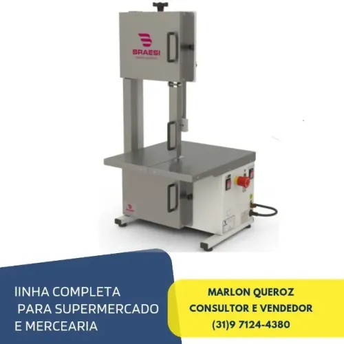 Serra Fita Braesi de Bancada Inox