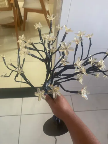Árvore de Natal com piscas