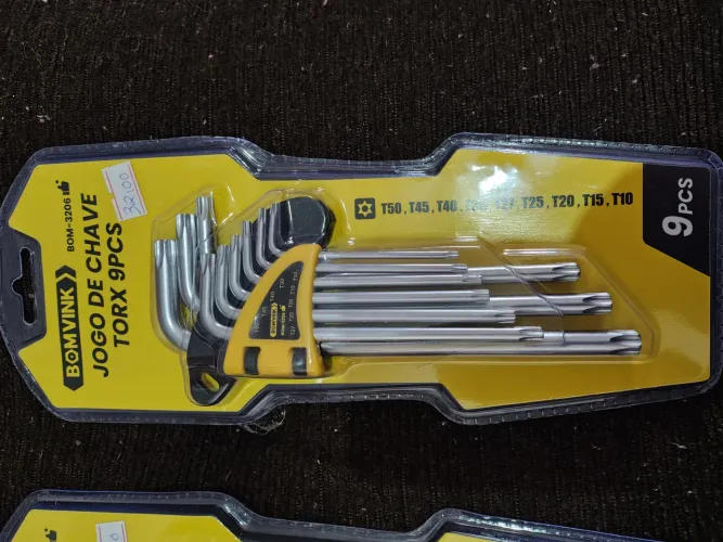 Jogo de Chave Torx 9 peças BOMVINK